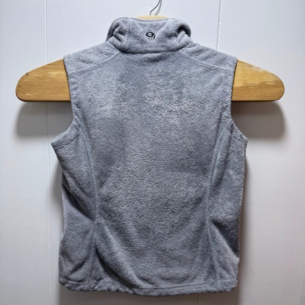 Mountain Hardwear Gray Fleece Vest Women's Small Full Zip‎ Pockets - Picture 7 of 7